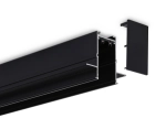 Шинопровод встраиваемый под ГКЛ 12,6мм Magnetic 220V GL1010 BK черный IP20 2000*62.5*56 (заглушки в комплекте)