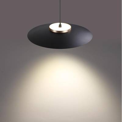 358591 OVER NT21 228 черный/золото Светильник накладной светодиодный, провод 2м IP20 LED 4000K 18W 220-240V PILZ