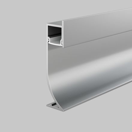 Алюминиевый профиль плинтус с подсветкой 53x14, ALM-5314-S-2M. TM Maytoni