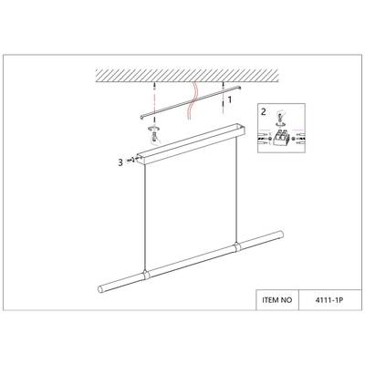 Подвесная люстра Cuero 4111-1P. ТМ Favourite
