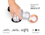Корпус светильника встраиваемый для насадок D70mm C7635 SWH белый песок 180*92*H25mm MR16 GU5.3