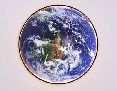 Светильник светодиодный настенно-потолочный FW11136 BK черный 50W LED 3000-6400K D800*38