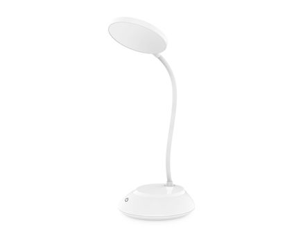 Светильник светодиодный настольный DE600 WH белый LED 2800-6500K 5W