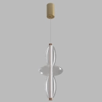 Светильник подвесной Crystal Lux QUASAR SP14W LED TRANSPARENT 3791/214