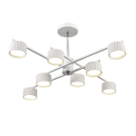 8241/8C COMFI LN26 244 белый/хром, металл Люстра потолочная LED GX53 8*7W 220V KARINA