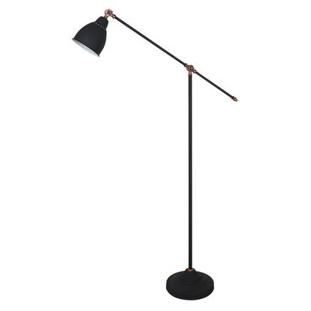 Торшер Arte Lamp BRACCIO A2054PN-1BK, 1хE27