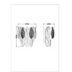 Настенный светильник ARTE LAMP FELICITA A4080AP-2GO, 2хE14