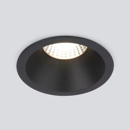 Встраиваемый светодиодный светильник Lin 7W 3000K черный 15266/LED