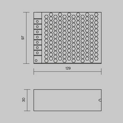 Блок питания 48В 150Вт IP20 PSL006, PSL006-150W-48V-IP20. TM Maytoni