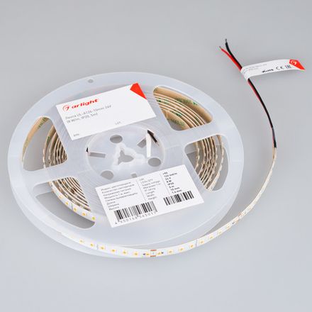 Лента UL-A126-10mm 24V Warm2700 (8 W/m, IP20, 5m) (Arlight, высок.эфф.165 лм/Вт)