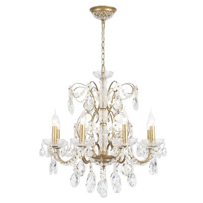 Люстра Crystal Lux ODELIS SP8 GOLD 2571/308
