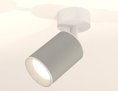 Комплект накладного поворотного светильника XM6314001 SGR/SWH серый песок/белый песок MR16 GU5.3 (A2202, C6314, N6101)