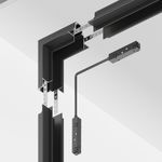 Угловой коннектор внутренний Gravity встраиваемый черный, TRX010ICL-22B. TM Maytoni