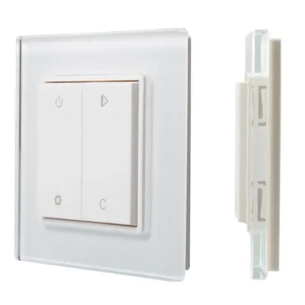 Панель Knob SR-2833RGB-RF-UP White (3V,RGBW,1зона) (Arlight, IP20 Пластик, 3 года)