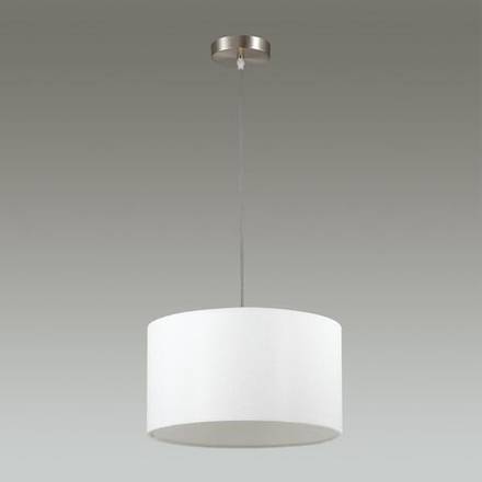 3745/2 MODERNI LN19 159 никель/белый, металл/текстиль Подвес E27 2*60W 220V NIKKI