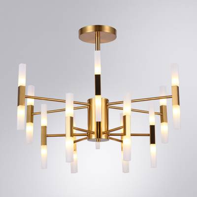 Люстра на штанге Arte Lamp Ramona A7410PL-24PB, 24хG4