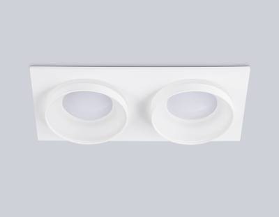 Светильник встраиваемый TN30711/2 WH белый GU5.3/2 182*92*36