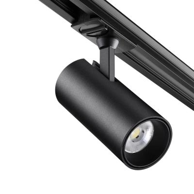 359161 PORT NT23 238 черный Светильник трековый однофазный трехжильный IP20 LED 24W 220V 3000К 2300Лм SELENE