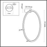 4386/24WL HIGHTECH ODL23 173 черный/металл Настенный светильник IP20 RGB динамическая подсветка ПДУ в комплекте LED 24W 3000K OMEN
