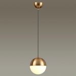 4960/1 PENDANT ODL22 471 античн.бронза/металл/белый/стекло Подвес E27 1*40W PINGA
