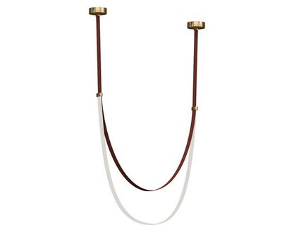 07689A-180,04 Подвес Лирд коричневый h180 (длина ремня 360см) Led 86W (4000K)