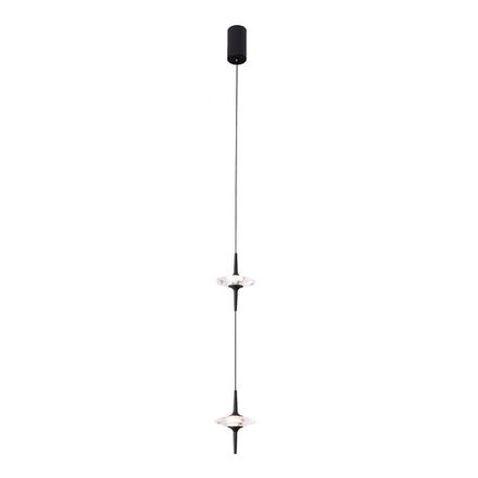 SL6231.403.02 Светильник подвесной ST-Luce Черный/Прозрачный LED 2*5W 4000K