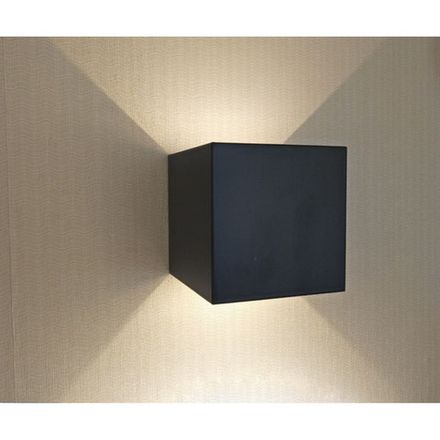08585,16(3000K) Светильник Куб темно-серый w10*10 h10 Led 6W (3000K) IP65