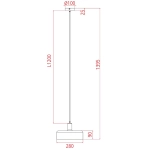 Подвесной светильник Arte Lamp SKAT A7052SP-1BK, 1хE27