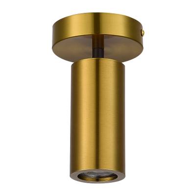 SL1215.402.01 Светильник потолочный ST-Luce Черный, Латунь/Латунь GU10 1*5W 4000K