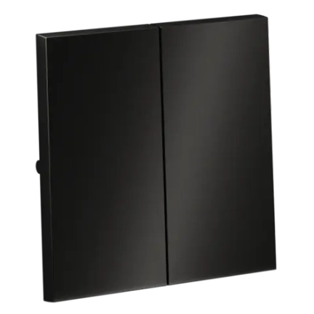 VLSM000312 Клавиши для выключателя/переключателя двухклавишного, S70 Metal (антрацит). (ТМ Maytoni)