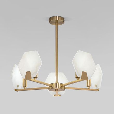 Умный потолочный светильник 60158/5 латунь