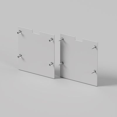 Комплект заглушек (для профиля 50×50) 2 шт., ALM-5050-S-EC 642046. TM Maytoni