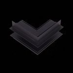 ST007.459.12 Внешний угол-соединитель для встраиваемого магнитного шинопровода под ГКЛ 12мм ST-Luce Черный