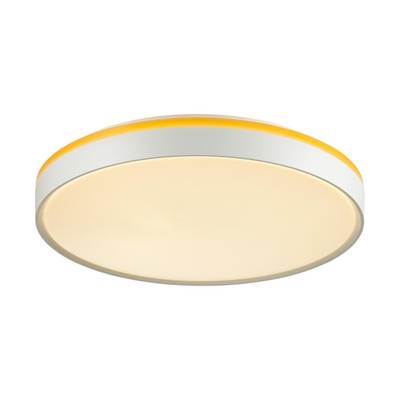 7709/EL COLOR SN 100 Светильник пластик/желтый LED 70Вт 3000-6000К D500 IP43 пульт ДУ KEZO YELLOW