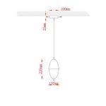 Подвесной светильник Arte Lamp ANDROMEDA A2089SP-3GO, 1хLED