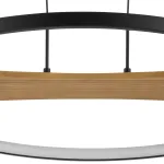 723127 Люстра LODI LED 36W 2880LM ЧЕРНЫЙ/ДЕРЕВО 3000K Lightstar