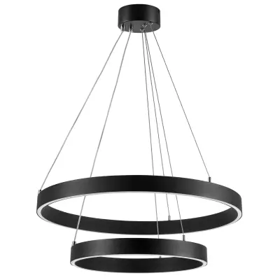 748117 Люстра SATURNO LED 60W 4400LM 70G ЧЕРНЫЙ 3000-6000K Lightstar