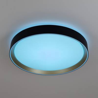 Citilux BOSS CL751351G LED RGB Светильник с пультом Чёрный с Золотом