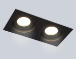 Светильник встраиваемый TN102760/2 BK черный IP20 GU5.3/2 200*100*32