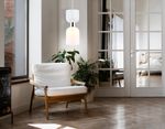 Светильник подвесной LH56081 СH/FR хром/белый матовый E14 max 60W D120*1500