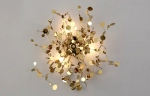 Бра Crystal Lux GARDEN AP-PL3 D400 GOLD 1860/403