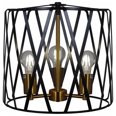 IL1023-3PB-05 BK GD светильник потолочный ILLUMICO, E27х3