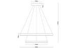 Подвесная люстра Arte Lamp SIREN A2548SP-75GO, 1хLED