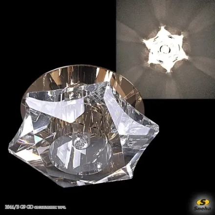 2044/B G9 GD светильник точечный Sneha, G9х1