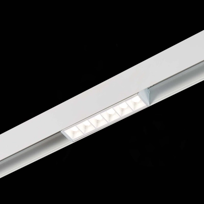 ST361.546.06 Магнитный трековый светильник белый LED 1*6W 4000K 532Lm Ra>80 36° IP20 L115xW22xH44 48V