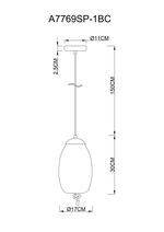 Подвесной светильник Arte Lamp CODY A7769SP-1BC, LED