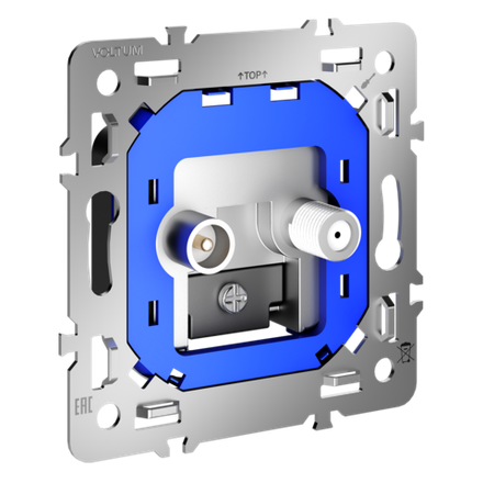 VLS0604M Механизм розетки телевизионной оконечной TV+SAT, S70. (ТМ Maytoni)