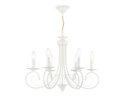 Светильник подвесной TR9611/6 WH белый E14/6 max 40W D560*650