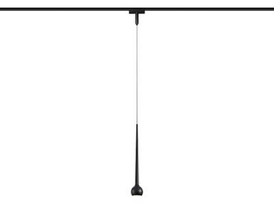 Светильник светодиодный трековый для шинопровода Magnetic Ultra Slim GV1644 BK черный IP20 9W 4200K 48V D75*1500