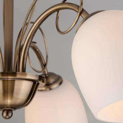 Люстра с плафонами 30107/3 античная бронза